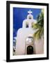 White Adobe Chapel-George Oze-Framed Photographic Print