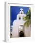 White Adobe Chapel-George Oze-Framed Photographic Print