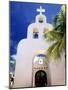 White Adobe Chapel-George Oze-Mounted Photographic Print