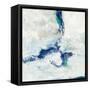 White and Blue-Silvia Vassileva-Framed Stretched Canvas