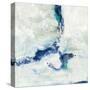 White and Blue-Silvia Vassileva-Stretched Canvas