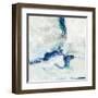 White and Blue-Silvia Vassileva-Framed Art Print