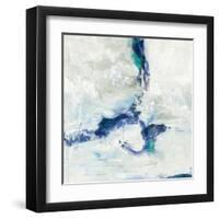 White and Blue-Silvia Vassileva-Framed Art Print