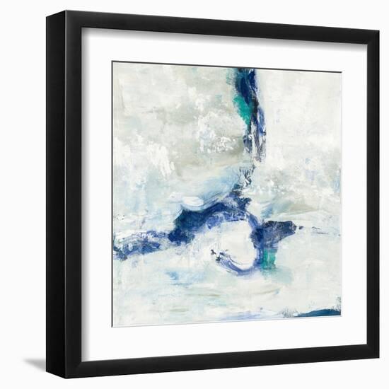 White and Blue-Silvia Vassileva-Framed Art Print