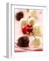 White and Dark Chocolate Cherries-Joff Lee-Framed Photographic Print