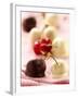 White and Dark Chocolate Cherries-Joff Lee-Framed Photographic Print