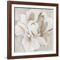 White and Gold Peonia-Asia Jensen-Framed Art Print