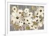 White and Green Bloom Gray-Silvia Vassileva-Framed Art Print