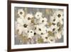 White and Green Bloom Gray-Silvia Vassileva-Framed Art Print