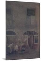 'White And Grey The Hotel Courtyard Dieppe', 1885, (1904)-James Abbott McNeill Whistler-Mounted Giclee Print