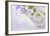 White and Lilac Flowers in a Vase-egal-Framed Photographic Print