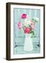 White and Pink Ranunculus Flowers-Anna-Mari West-Framed Photographic Print