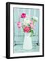 White and Pink Ranunculus Flowers-Anna-Mari West-Framed Photographic Print