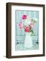 White and Pink Ranunculus Flowers-Anna-Mari West-Framed Photographic Print