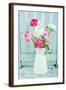 White and Pink Ranunculus Flowers-Anna-Mari West-Framed Photographic Print