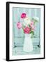 White and Pink Ranunculus Flowers-Anna-Mari West-Framed Photographic Print