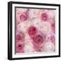 White and Pink Roses-li bo-Framed Giclee Print