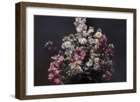 White and Purple Stock-Henri Fantin-Latour-Framed Art Print