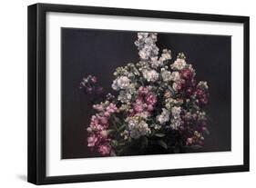 White and Purple Stock-Henri Fantin-Latour-Framed Art Print