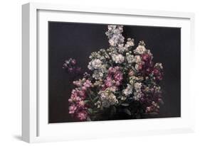 White and Purple Stock-Henri Fantin-Latour-Framed Art Print