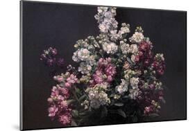 White and Purple Stock-Henri Fantin-Latour-Mounted Art Print