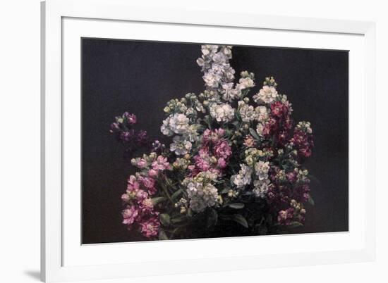 White and Purple Stock-Henri Fantin-Latour-Framed Art Print