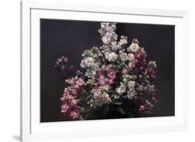 White and Purple Stock-Henri Fantin-Latour-Framed Art Print