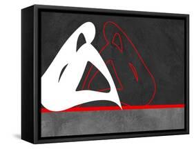 White and Red-Felix Podgurski-Framed Stretched Canvas