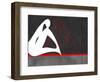 White and Red-Felix Podgurski-Framed Art Print