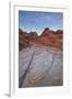 White and Salmon Sandstone Hills, Valley of Fire State Park, Nevada, Usa-James Hager-Framed Photographic Print