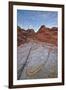 White and Salmon Sandstone Hills, Valley of Fire State Park, Nevada, Usa-James Hager-Framed Photographic Print