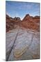 White and Salmon Sandstone Hills, Valley of Fire State Park, Nevada, Usa-James Hager-Mounted Photographic Print