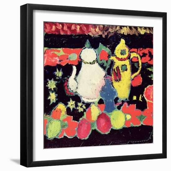 White and Yellow Coffee Pots-Alexej Von Jawlensky-Framed Giclee Print