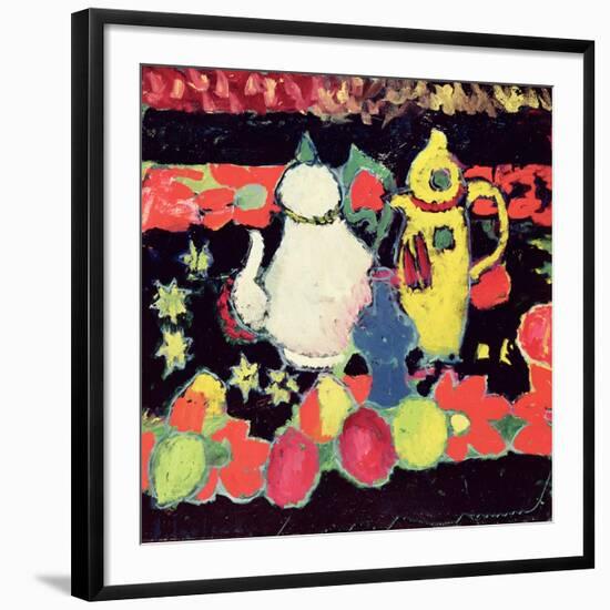 White and Yellow Coffee Pots-Alexej Von Jawlensky-Framed Premium Giclee Print