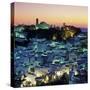 White Andalucian Village at Dusk, Casares, Andalucia, Spain, Europe-Stuart Black-Stretched Canvas