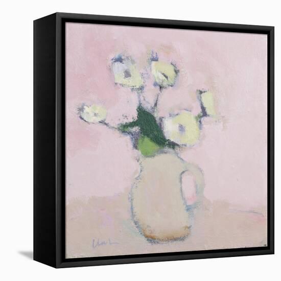 White Anemones, 2016-Michael G. Clark-Framed Stretched Canvas