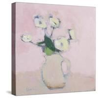 White Anemones, 2016-Michael G. Clark-Stretched Canvas