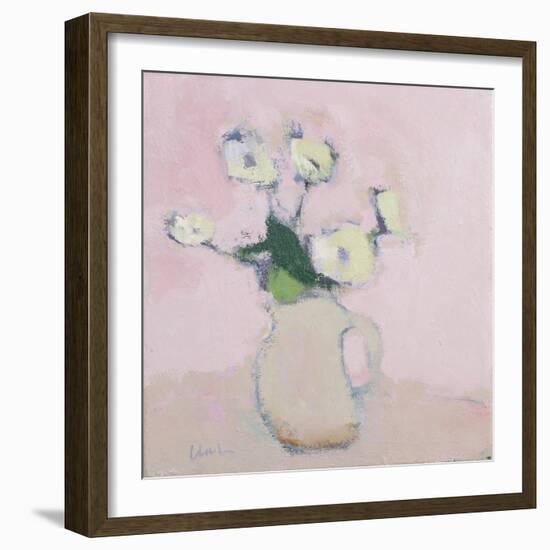 White Anemones, 2016-Michael G. Clark-Framed Giclee Print