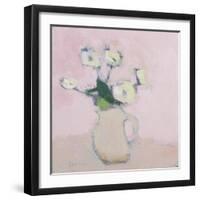 White Anemones, 2016-Michael G. Clark-Framed Giclee Print