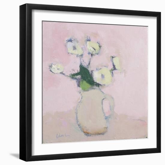 White Anemones, 2016-Michael G. Clark-Framed Giclee Print