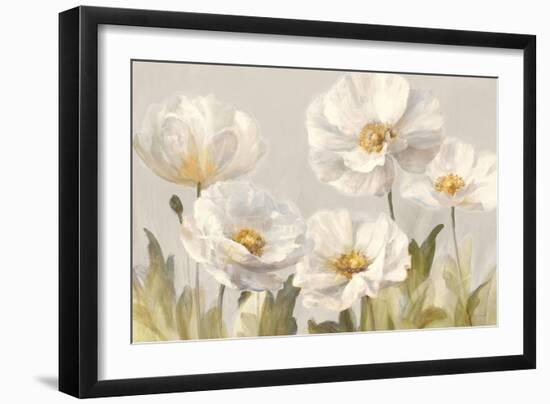 White Anemones-Danhui Nai-Framed Premium Giclee Print