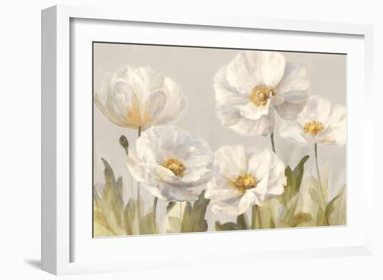 White Anemones-Danhui Nai-Framed Premium Giclee Print