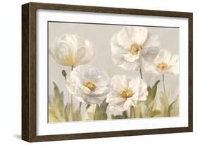 White Anemones-Danhui Nai-Framed Art Print