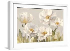 White Anemones-Danhui Nai-Framed Art Print