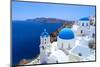 White Architecture of Oia Village on Santorini Island, Greece-Patryk Kosmider-Mounted Photographic Print