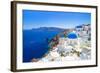 White Architecture of Oia Village on Santorini Island, Greece-Patryk Kosmider-Framed Photographic Print