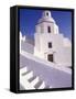 White Architecture, Santorini, Greece-Bill Bachmann-Framed Stretched Canvas