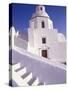 White Architecture, Santorini, Greece-Bill Bachmann-Stretched Canvas