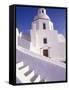 White Architecture, Santorini, Greece-Bill Bachmann-Framed Stretched Canvas