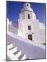 White Architecture, Santorini, Greece-Bill Bachmann-Mounted Photographic Print